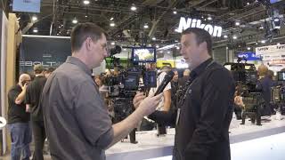 SmallHD shows the Cine 7 monitor with camera control and integrated Teradek Bolt at NAB 2019