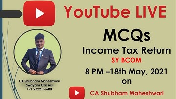 Live discussion on ITR Preparation SY BCOM
