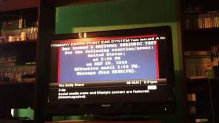 Nationwide Test of the Emergency Alert System (EAS) of 2016 on Wednesday, September 28th, 2016