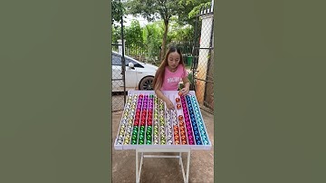 Sorting color ball puzzle game challenge #challenge #funchallenge  #game #satisfying