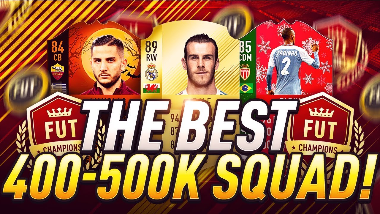 THE BEST OVERPOWERED 400K TO 500K HYBRID FUT CHAMPIONS SQUAD BUILDER!! 🏆 FIFA 18 ULTIMATE TEAM