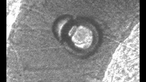 Microbubble/vessel interaction: Large vessel, high pressure (7.2 MPa) [735.mov]