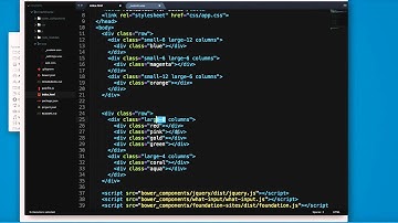 Foundation 6 and SASS Course: Crash Course - The Grid 2 of 2