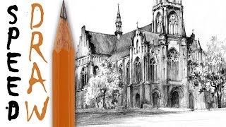 How to draw architecture (zoom and details) - Neogothic Church Speed Drawing(Patronite ▻https://patronite.pl/creosfera Subskrybuj ▻http://bit.ly/1ycVA9s Detailed perspective time lapse drawing of a neogothic church in Warsaw. Made with ..., 2014-06-13T07:01:47.000Z)