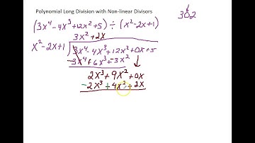 Polynomial Long Division With Non-linear Divisors