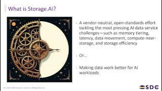 SNIA SDC 2025  - The Future of Data: Fueling the AI Revolution with SNIA Storage.AI