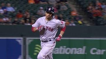 BOS@BAL: Betts smacks a two-run home run to left