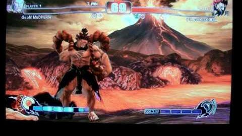 JR RODRIGUEZ ( AKUMA ) VS GeoM MoDInside ( GUILE ) STREET FIGHTER IV ON XBOX 360 GAME 12 OF 18