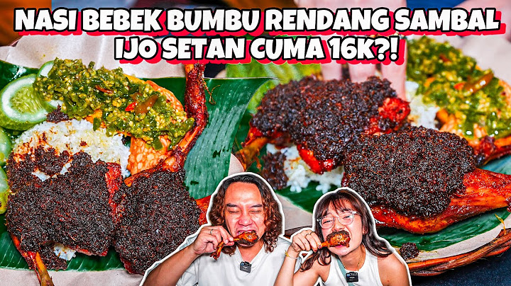 MAKAN PAKE BUMBUNYA AJA UDAH NIKMAT! BEBEK MADURA MURAH 16K DAGING BANYAK EMPUK!
