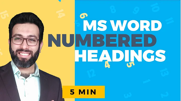 How to create numbered headings in ms word [Easy] in Urdu Hindi || Ms Word Tutorial