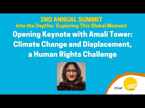 Opening Keynote With Amali Tower: Climate Change and ...