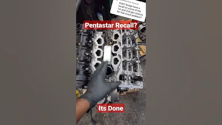 The 3.6L Pentastar engine never had a RECALL on the cylinder head. Times up on the warranty.