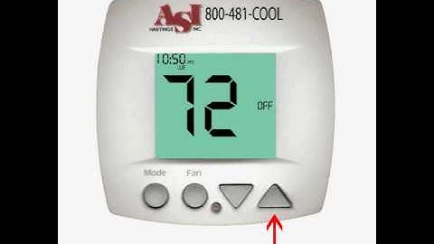 Thermostat Model: 1050 - Overview