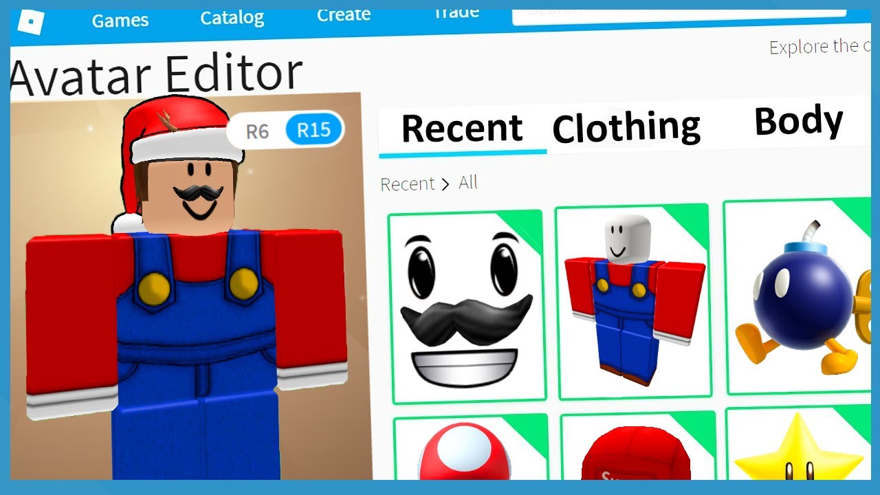 Becoming Mario In Roblox Youtube - mario on roblox