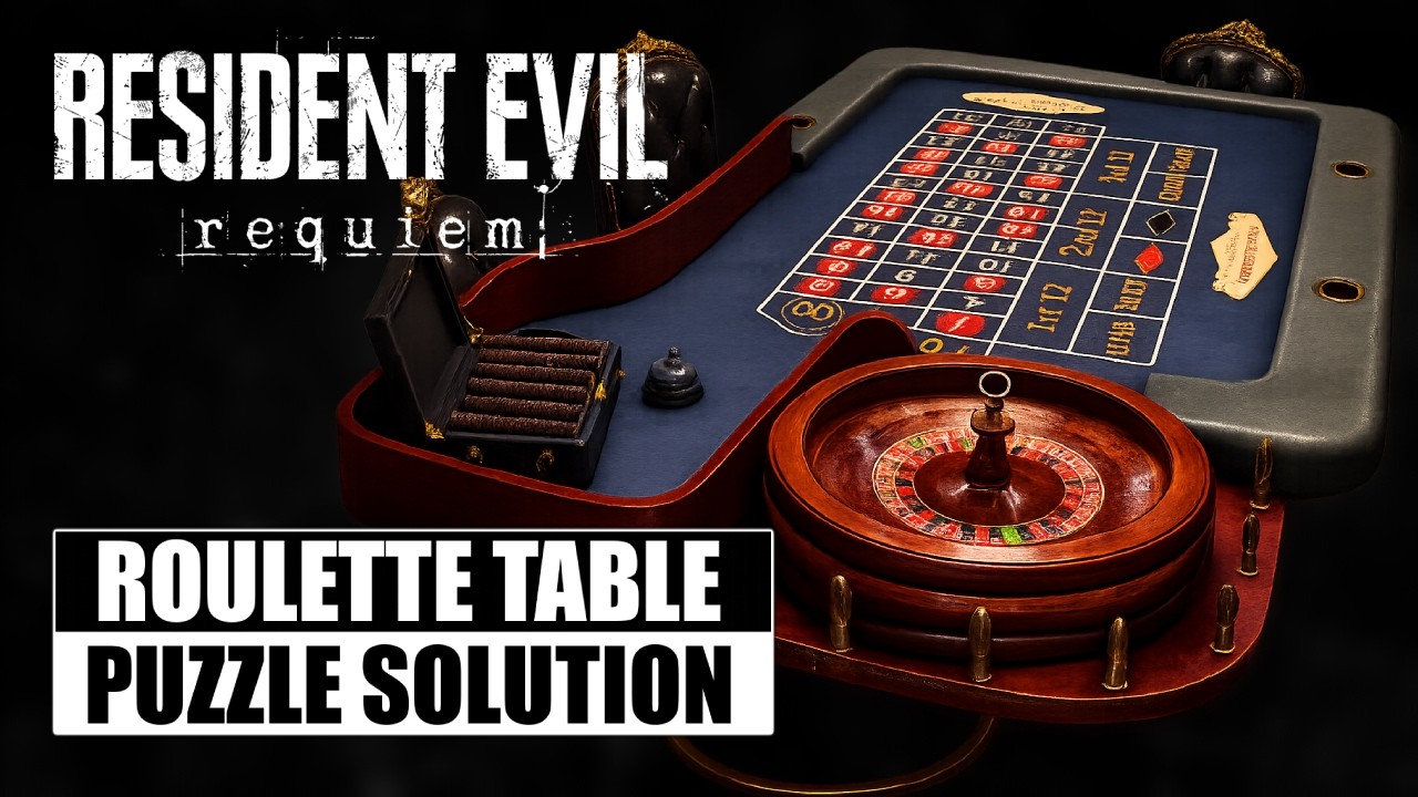 Resident Evil Requiem Roulette Table Puzzle Solution - YouTube