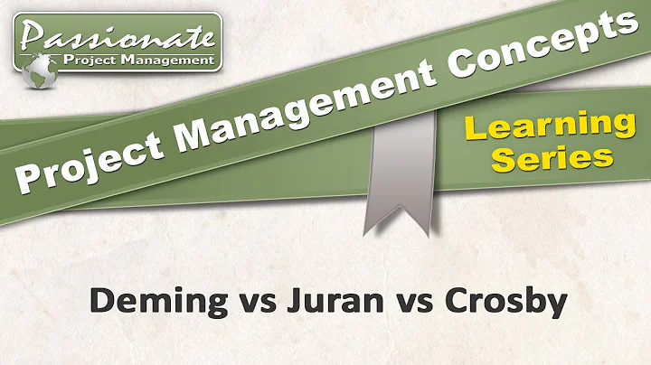 Project Management Concept #27:  Deming vs Juran v...