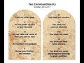 Let’s Know the REAL 10 Commandments