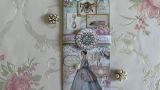 Dutch Door double pocket for our journals! One page wonder! #craftwithme  Craft & Chat! 