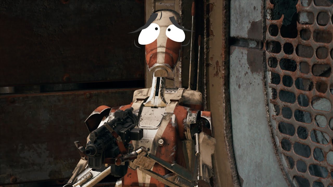 9 minutes of battle droids talking in Star Wars Jedi survivor YouTube