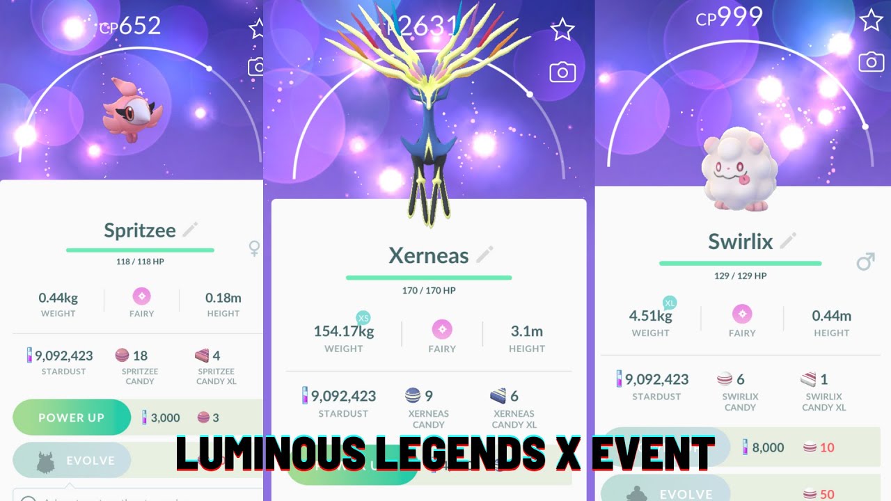 Luminous Legends X Event - Pokémon Go