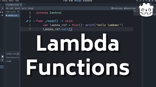 Godot 4 lambda functions