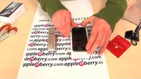 GEVEY SIM unlock iPhone 4 ios 4.3.1, 4.3, 4.2.1, 4.1.flv