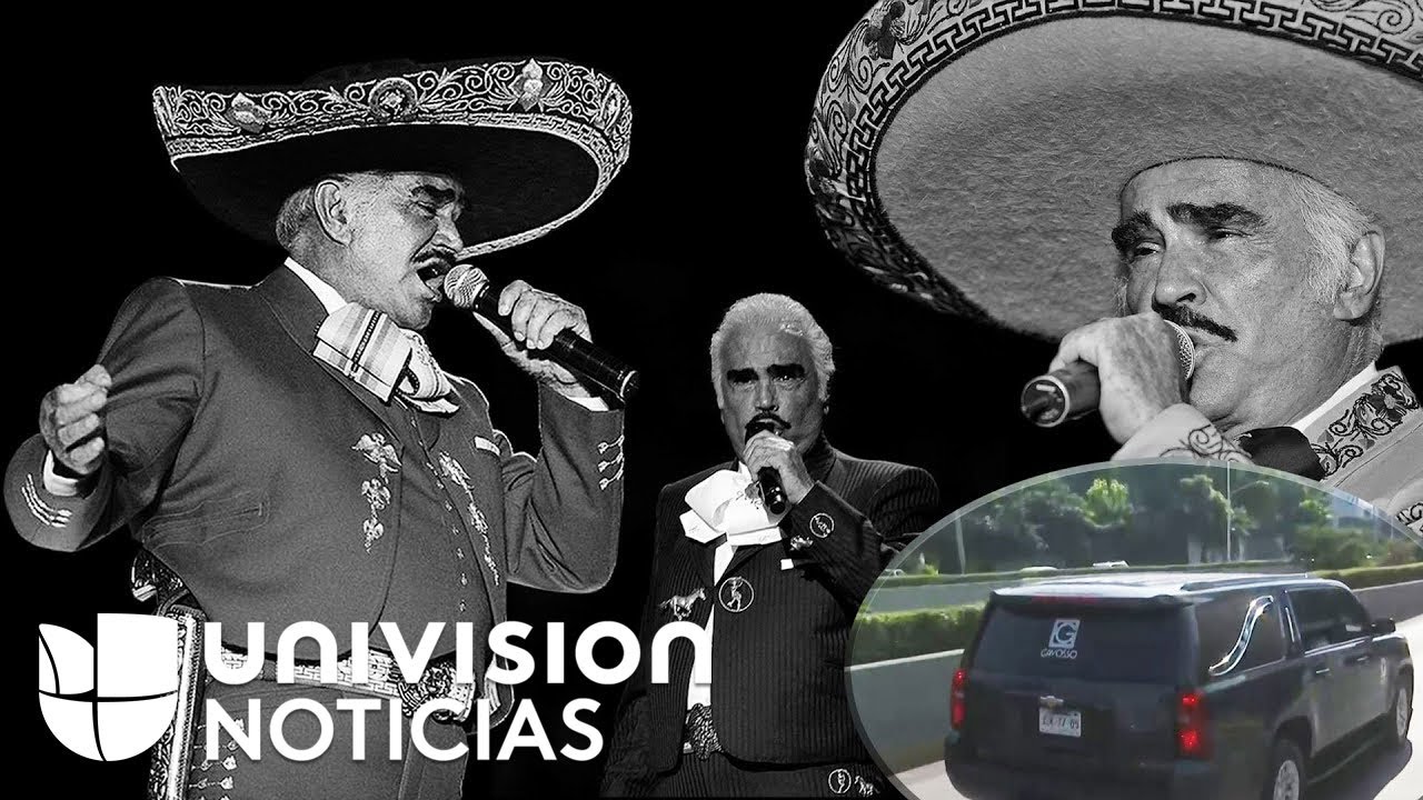 En video: Entre aplausos, cuerpo de Vicente Fernández es trasladado de la funeraria a la Arena VFG