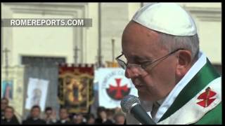 La oración de Francisco a la Virgen de Fátima en San Pedro