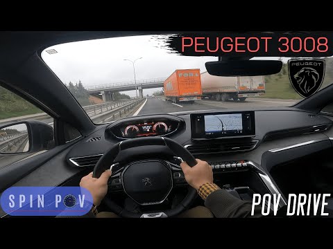 2022 PEUGEOT 3008 GT 1.5 HDI - AUTOBAHN POV Test Drive (Binaural Audio)