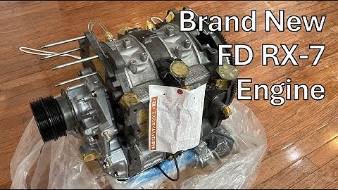 What a Brand New RX-7 Engine from Mazda Japan Looks Like