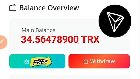 Tronhash Free Cloud Mining Site 🤑 | Free TRX Mining | TRX GH/S Free