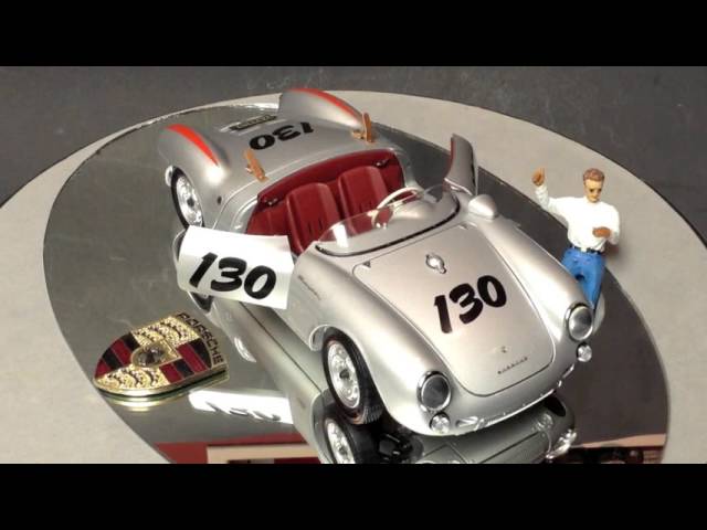 価格変更1/18 シュコー ポルシェ550Spyder ジェームスディーン限定品 ポルシェ 550 RS スパイダー ジェームズ ディーン フィギュア