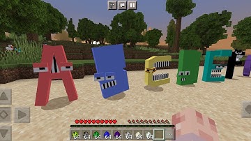 Alphabet Lore Addon v1.5 in Minecraft pocket edition