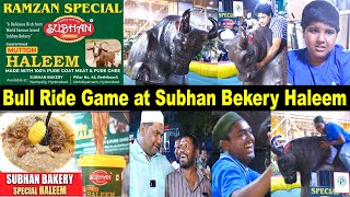 Bull Ride Game | Ramzan Special Haleem @ Subhan Bakery | Full Kiraak Entertainment | Ali Khan Chotu