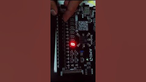 Display Numbers on seven segment display | Boolean Board | #fpga