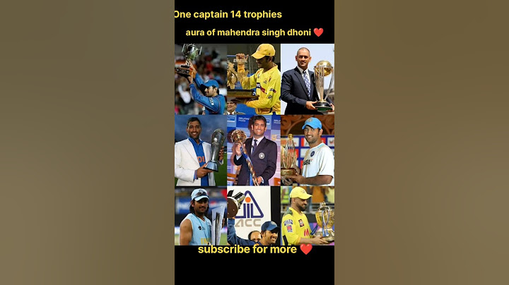 one captain all trophies #cricket #trendingshorts #msdhoni #viralshorts #trophies #cricketlover