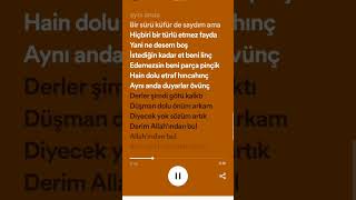 Ezhel Allah'ın dan Bul Lyrics (Speed Up)#ezhel