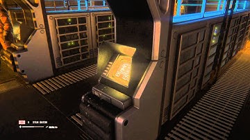 Alien: Isolation - Consultation: Search The Right & Left Server Banks (Avoid Working Joes) Gameplay