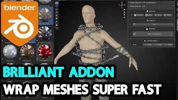 Wrap Meshes Around Your characters Using This Addon  l Simply Wrap Pro