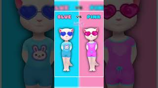 BLUE 💙 OR PINK 🌸? Choose your STYLE - My Talking Angela 2 screenshot 4