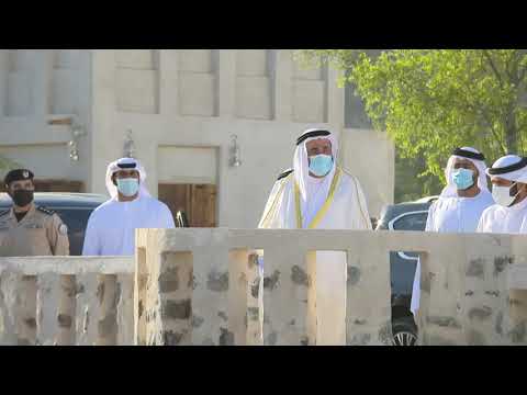 حاكم الشارقة يتفقد عدد من المشاريع في خورفكان