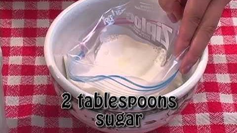 Homemade Ice Cream in a Bag (Quick and Easy)