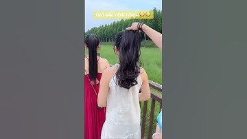 Sử dụng tóc giả ngoạm kẹp để thay đổi diện mạo chỉ trong tích tắc  #lamdep #hair #wigs