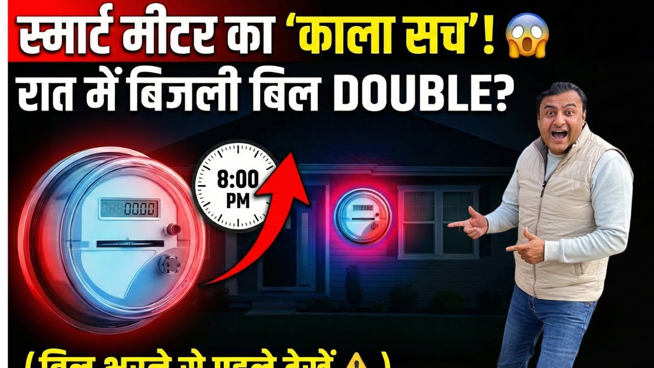 स्मार्ट मीटर से बनो डबल स्मार्ट , ऐसे बचो बिजली बिल की लूट से hack