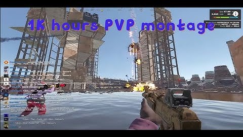 RUST 1K HOURS PVP MONTAGE  w/ DELTA ------ FATE · Felax