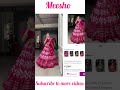 Meesho lehenga haul sema dress collection meesho shorts youtubeshorts meesho