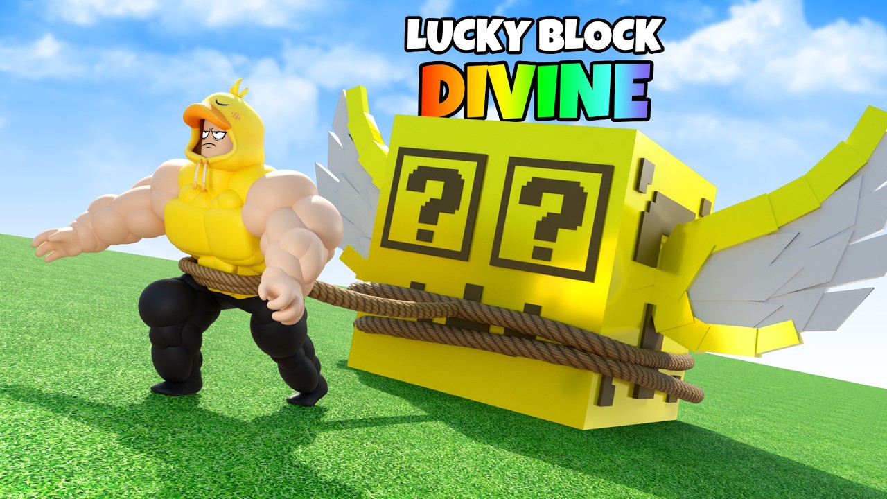TARIK!! Aku BEROTOT Kuat untuk Mencuri LUCKY BLOCK SECRET!!!