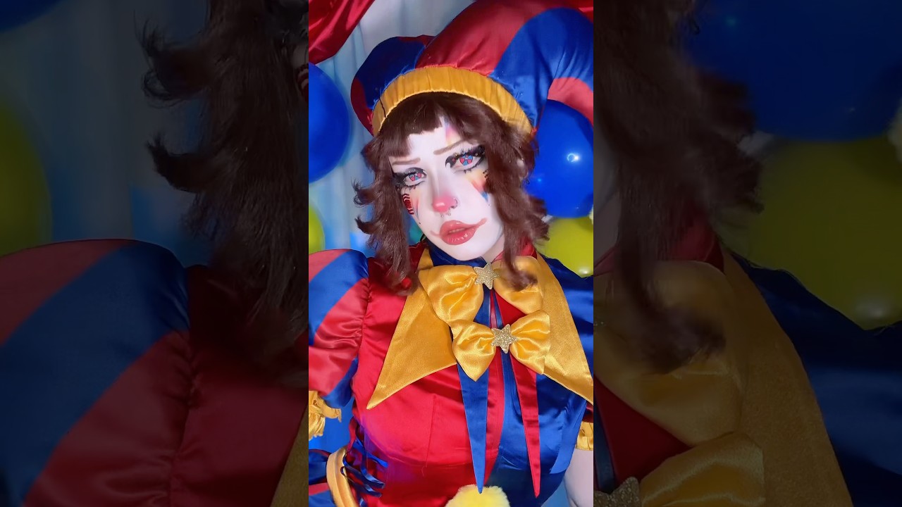 I don’t know #cosplay #makeup #theamazingdigitalcircus #pomni #cartoon #tadc