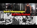 Arnold Schwarzenegger Full Body Workout