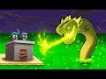 TOXIC OCEAN DRAGON DEFENSE FINALE! (Minecraft Island Survival)